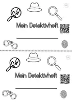 Vorschau - Mal- und Bastelvorlagen - Detektiv Rätsel I Wer ist der Dieb? Quiz - Seite 1