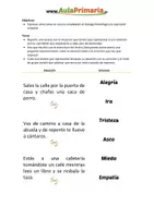 Vista previa - Tarjetas / Manipulativos - Expresar emociones en el teatro - página 1