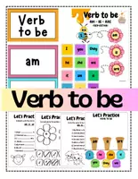 Vista previa - Hojas de trabajo - Verb to be /Verbo ser o estar - Portada