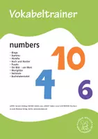 Vorschau - Spiele - Wortschatz- und Vokabeltrainer Englisch: Numbers/ Zahlen - Deckblatt