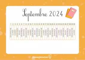 Aperçu - Affichage - PDF Frise Temporelle 2024-2025 à Imprimer - Page 2