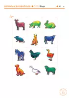 Vorschau - Bildkarten - Vokabeltrainer Spanisch: animales domésticos - Deckblatt
