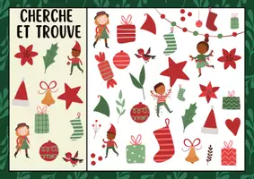 Aperçu - Apprentissages en autonomie - 4x Cherche et Trouve sur le thème de l'Hiver, des animaux polaires et de Noël - Page 2