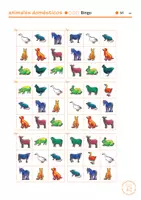 Vorschau - Bildkarten - Vokabeltrainer Spanisch: animales domésticos - Seite 1