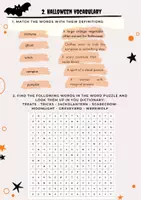 Vorschau - Arbeitsblätter - Halloween Workbook Englisch – Arbeitsblätter mit Reading, Grammar & Writing - Seite 2