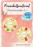 Vorschau - Spiele - Freiarbeit: Klammerscheiben S s - Deckblatt