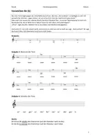 Vorschau - Arbeitsblätter - Notenkunde (Einführung Versetzungszeichen) - Seite 1