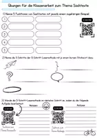 Vorschau - Stundenentwürfe - Materialpaket Sachtexte - Deckblatt