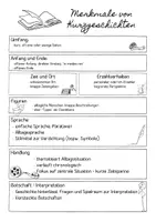 Vorschau - Arbeitsblätter - Arbeitsblatt: Merkmale von Kurzgeschichten - Seite 3