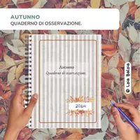 anteprima - Didattica a stazioni - Quaderno di osservazione autunnale. - Pagina di copertina