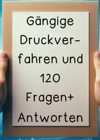 Vorschau - Arbeitsblätter - Alle gängigen 3D Druckverfahren und 120 Fragen - Deckblatt