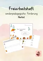Vorschau - Arbeitsblätter - Sonderpädagogische Förderung Freiarbeitsheft Herbst - Deckblatt