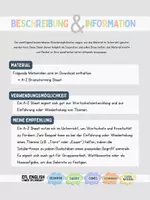 Vorschau - Interaktives Material - Brainstorming A-Z Liste für jedes Thema - Seite 1