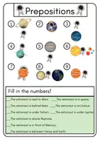 Vorschau - Arbeitsblätter - Prepositions/Planets - Arbeitsblätter (CLIL) - Seite 3