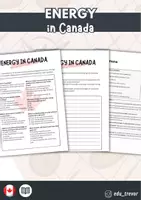 Vorschau - Arbeitsblätter - Energy in Canada - Reading Assignment - Deckblatt