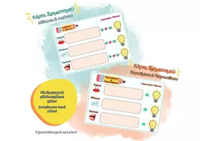 Προεπισκόπηση - Flashcards - Κάρτες Σχηματισμού Μέλλοντα/Αορίστου & Παρακειμ./Υπερσυντ. - Εξώφυλλο