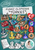 Vorschau - Mal- und Bastelvorlagen - Wachsendes Clipart-Paket Funny Clipsies "Länder" - Seite 1