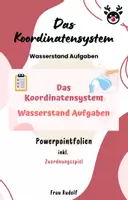 Vorschau - Stundenentwürfe - PPT & Stundenentwurf Wasserstand Aufgaben - Koordinatensystem inkl Lösungen Teil 6 - Mathe - Deckblatt