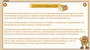 Vorschau - Unterrichtsreihen - Die Kartoffel, Kartoffelpflanze digitale Tafel 16:9 pdf und pptx Wissenkarten - Seite 2