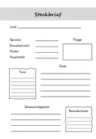 Vorschau - Arbeitsblätter - Lapbook Vorlagen Europäische Länder Sachunterricht 4.Klasse - Seite 1