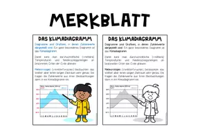 Vorschau - Arbeitsblätter - Klimadiagramm – Klima, Temperatur und Niederschlag auswerten | Materialpaket 5.–6. Klasse - Seite 1