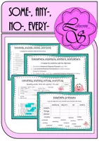 Vorschau - Stationenlernen - Materialpaket: some-, any-, no-, every- - Deckblatt