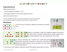 Aperçu - Jeux - Classification tout en couleur - Page 1