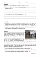 Vorschau - Arbeitsblätter - KA Kurzgeschichte "Masken" Max von der Grün (inkl. Lösungen) - Seite 2