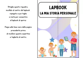 anteprima - Materiale per pittura e bricolage - Lapbook "La mia storia personale" - Pagina 2