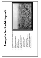 Vorschau - Unterrichtsreihen - Lernkartei: Nachkriegszeit (1945-1949) - Deckblatt