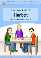 Vorschau - Arbeitsblätter - Herbst (fächerübergreifende Lernwerkstatt, Klassen 1-2) - Deckblatt