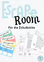 Vorschau - Arbeitsblätter - Escape Room für die Schulküche - Deckblatt