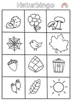 Vorschau - Spiele - Naturbingo - Herbstspaziergangidee - Deckblatt