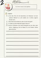 Vorschau - Arbeitsblätter - Glaube an den einen Gott 🤲 – Beweise für seine Existenz - Seite 2