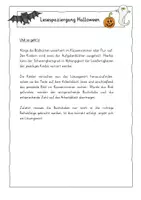 Vorschau - Arbeitsblätter - Lesespaziergang Halloween für Klasse 2/3 - Seite 1