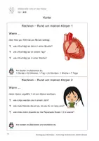 Vorschau - Stundenentwürfe - Mathematik rund um den Körper - Deckblatt