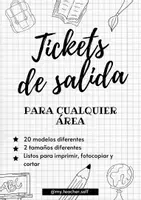 Vista previa - Evaluación - Tickets de salida para todas las áreas - 20 modelos - página 1