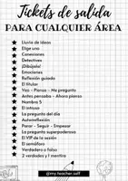 Vista previa - Evaluación - Tickets de salida para todas las áreas - 20 modelos - Portada
