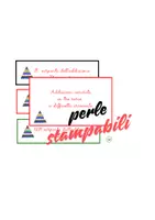 anteprima - Materiale di supporto/inclusione - Addizioni concrete: perle stampabili e strisce operative - Pagina di copertina