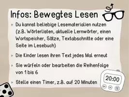 Vorschau - Arbeitsblätter - 20 Minuten Lesezeit - Bewegtes Lesen (Kl.1-4) - Seite 3