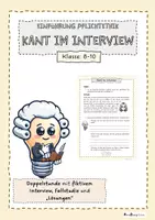 Vorschau - Arbeitsblätter - 1 Ethische Grundpositionen - Kant's Pflichtethik - Deckblatt
