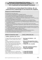 Vorschau - Stundenentwürfe - Rechtsruck in Deutschland? Die Gefahren, die von rechtsextremen Gedankengut für die Demokratie ausgehen - Seite 2