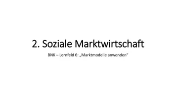 Vorschau - Präsentationen/Tafelbilder - VWL - Soziale Marktwirtschaft - Seite 1
