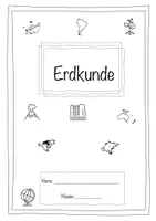 Vorschau - Arbeitsblätter - Erdkunde/ Geographie/ Geografie - Deckblatt & PPT 1. Stunde - Seite 1