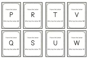 Vorschau - Spiele - I have ... Who has ...? - alphabet - Seite 3