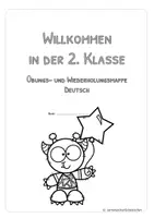 Vorschau - Arbeitsblätter - Deutsch - Willkommen in Klasse 2 - Wiederholung Klasse 1 - Seite 3