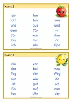 Vorschau - Stationenlernen - Häufigkeitswörter lesen | Lesekartei mit 220 Wörtern, Lesepass & Stickern | Leseflüssigkeit fördern | Klasse 2–4 - Seite 3