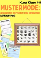 Vorschau - Stundenentwürfe - Materialpaket: Mustermode - vom Muster zum Textildruck - Seite 1