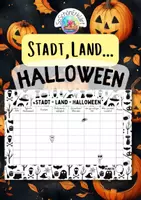 Vorschau - Spiele - Stadt, Land, Halloween - Deckblatt