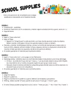 Vista previa - Unidades / Secuencias / Situaciones de Aprendizaje - Pack UD School supplies - Portada